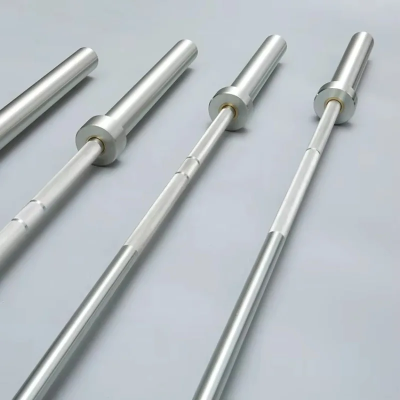 

Твердая хромированная штанга 2200 мм для домашних упражнений в тренажерном зале, тяжелой атлетики и пауэрлифтинга