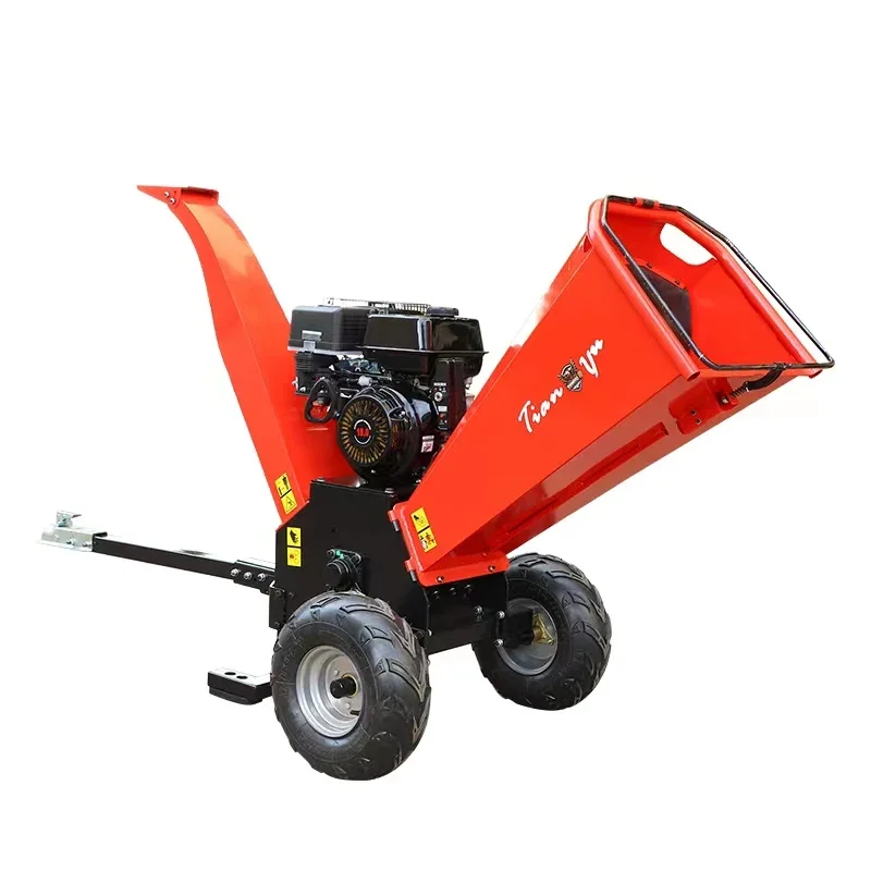 

【Hot】Branch Grinder Gas-oline Wood Crusher Wood Crusher Euro 5 Emission Gas-oline Engine