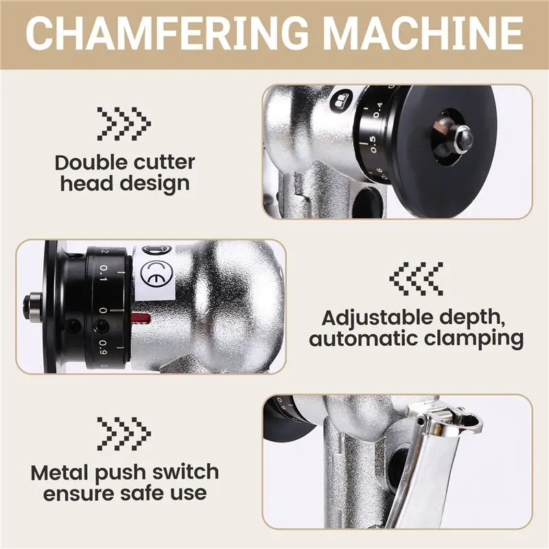 A93Z Pneumatic Chamfering Machine Blade 45 Arc Edging Machine