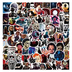 10/50/100pcs Mixed Horror Film Stickers Thriller Halloween Decals for DIY Phone Laptop Suitcase Skateboard Motorcycle Helmet