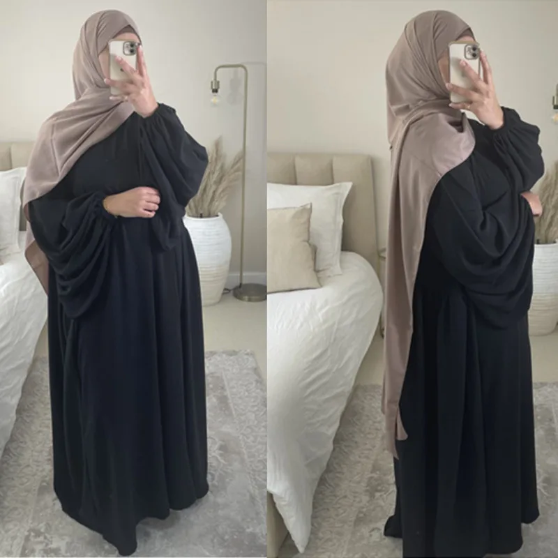 Eid Ramadán mujeres musulmanas Abaya Maxi Vestidos Dubai prenda de oración Kaftan ropa caftán Turquía bata islámica Vestidos musulmanes