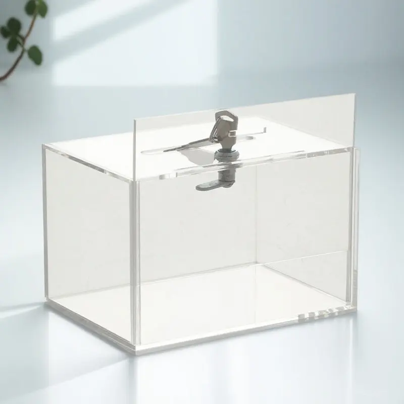 sturdy-transparent-acrylic-suggestion-box-with-lock-for-voting-donation-fundraising-complaints-public-events-clear-card-box
