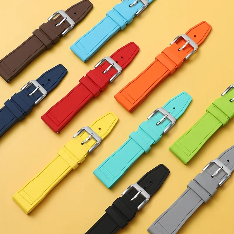 

Quick Release Watch Straps for IWC PILOT Portugal PORTOFINO 20mm 21mm 22mm Waterproof Sport Bracelet Premium Grade Rubber Bands