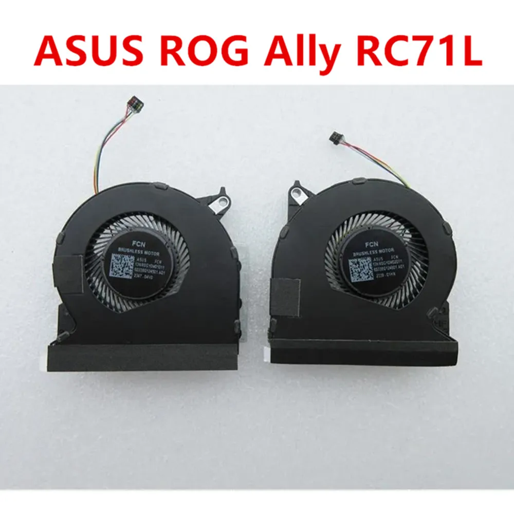 New Original Handheld gaming PC CPU Cooling Fan For ASUS ROG Ally RC71L FQ5P FQ5N 13NR0GY0M01011 13NR0GY0M02011 6033B0124601