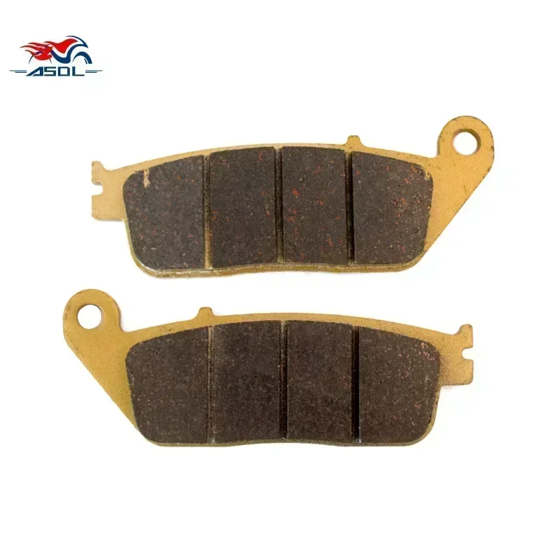 250cc Motorcycle Accessories Front Rear Brake Pads Disc Tablets For HONDA VT250FL Spada Castel 1988-1990 VT250 VT250F VT 250