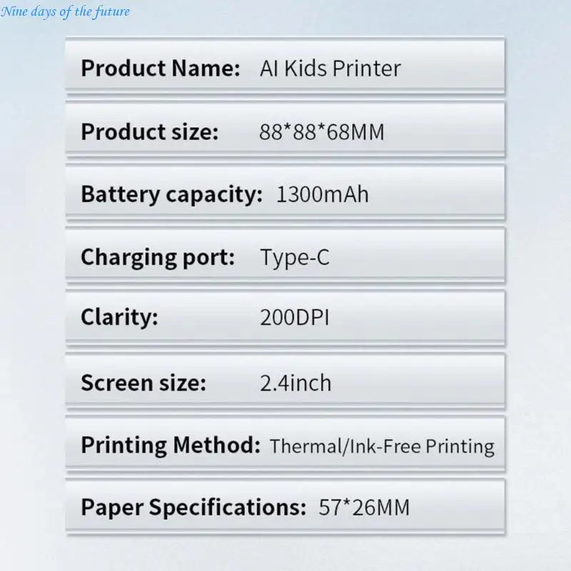 Modern Mini Printer Label Maker For Stickers And Labels Features 2.4Inch Screen E65A