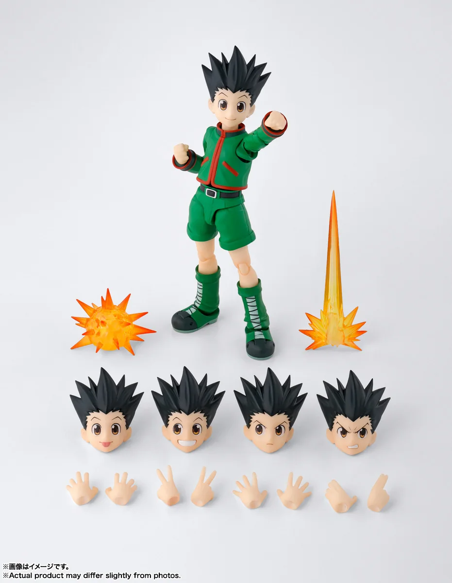 100% original bandai hunter x hunter s.h. figuarts shf killua