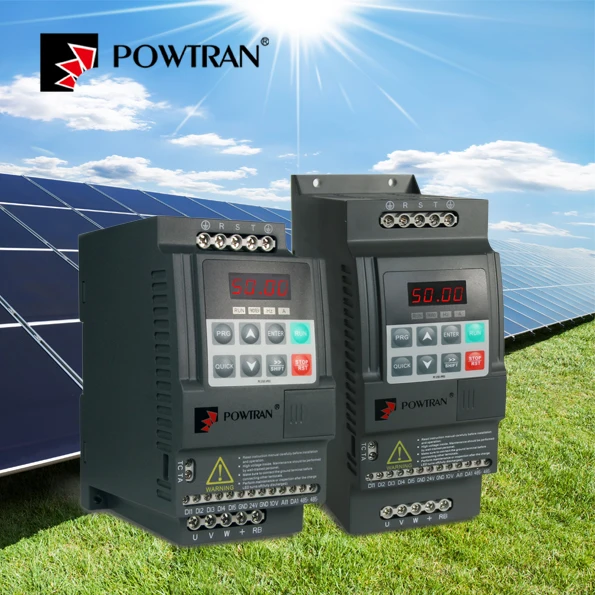 Powtran Mini Frequency Inverter Manufacturer Din-rail Mounting Factory Directly Supply Inverters & Converters RS485 220v 380v