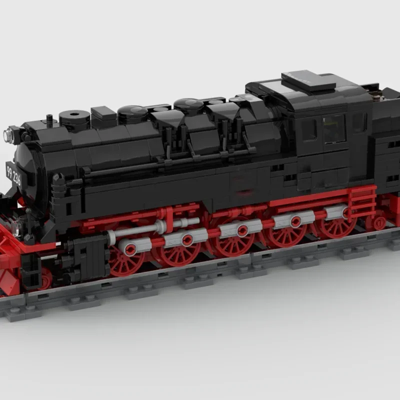 Railway Train Series Moc Building Bricks Steam Engine BR99 Model Technology Modular Blocks Construstion DIY Assembly Toy Gifts