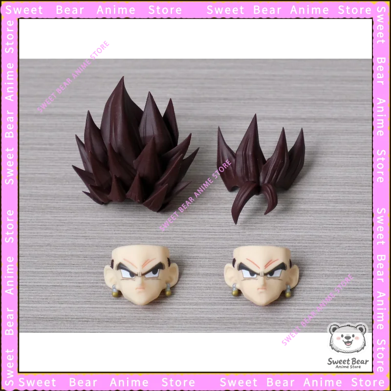 نونو مخصص لعبة دراغون بول فيجيتو SSJ الأبيض الله/الغريزة الترا/SSB الشعر والوجه اكسسوارات مجموعة عمل الشكل SHF أنيمي نموذج اللعب #5