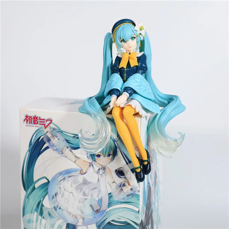Fleur Hatsune Miku fleur fée Lily nouilles Stooper Anime figurine jouets 14 cm PVC modèle collecteur enfant cadeau d'anniversaire