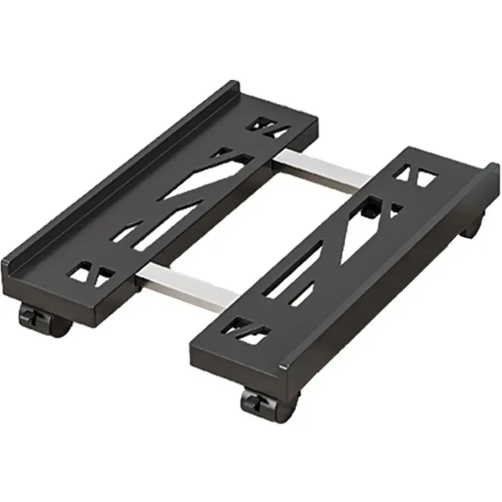 Tower Car with Rolling Casters Adjustable Wide Table Stand Rugged Locking Durable Stainless Steel Stand Universal Computer