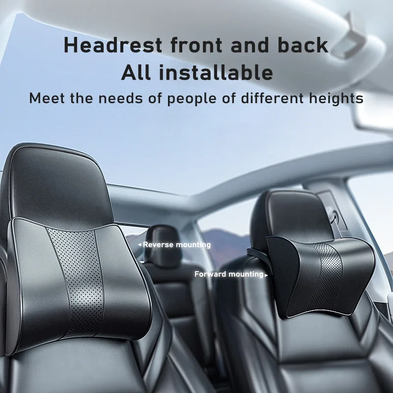 For Tesla Model 3 Y X S Neck Pillow Headrest Pillow Automobile Seat Neck Rest Auto Seat Head Support Pillow Model Y Accessories view 3