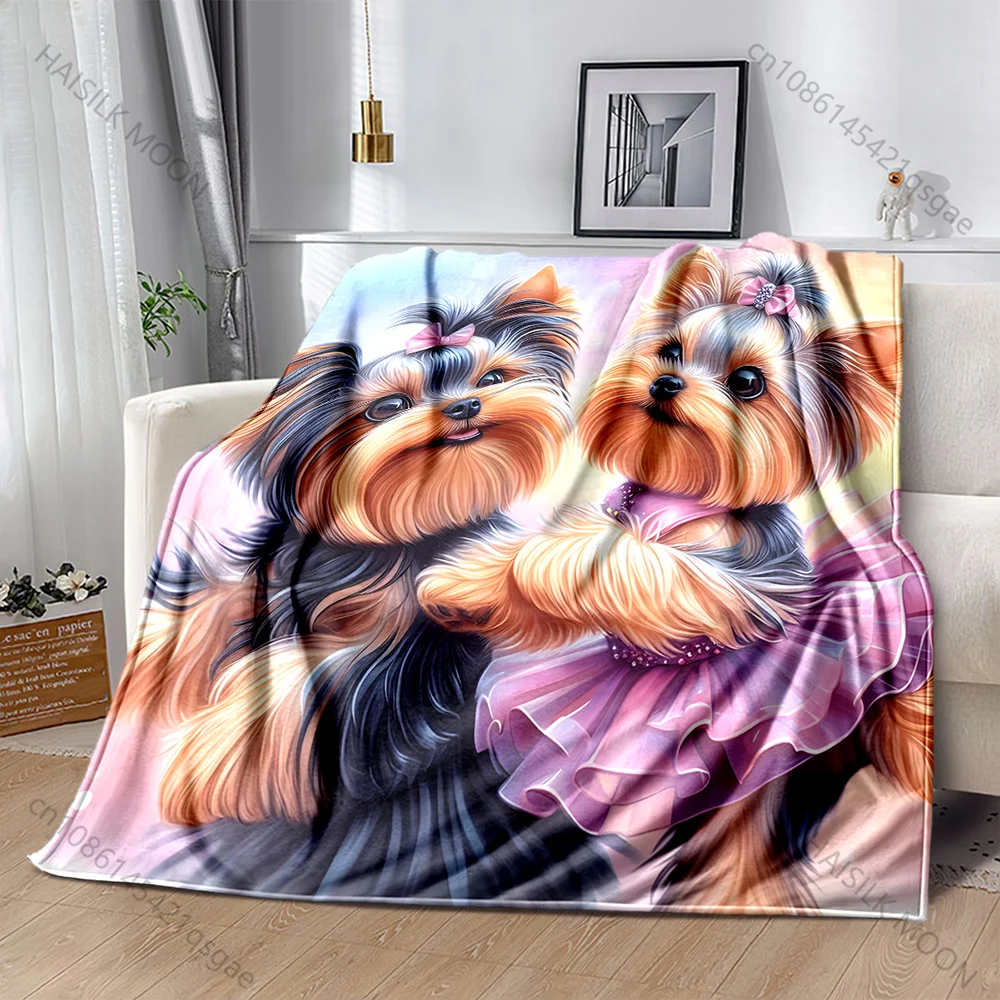 1pc dois yorkshire terriers co - Outdoor Kids Yorkshire avaliação e preço
