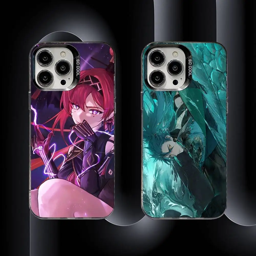 

Wuthering Waves Game Yinlin Phone Case For iPhone 16,15,14,13,12,11,8,7,Pro,Max,Plus,Mini,XS,SE Anti Fall Black Matte Hard