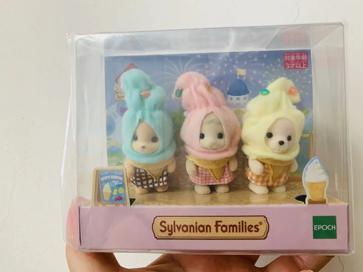 

Japanese Version Of The 35th Anniversary Senbei Family Ice Cream Baby Set, Playing House Girl'S Birthday Christmas Gift