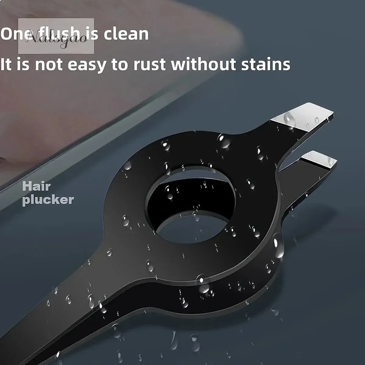 High Precision Stainless Steel Slant Tip Tweezers for Facial Hair Vellus Hair Removal, Professional Eyebrow Grooming