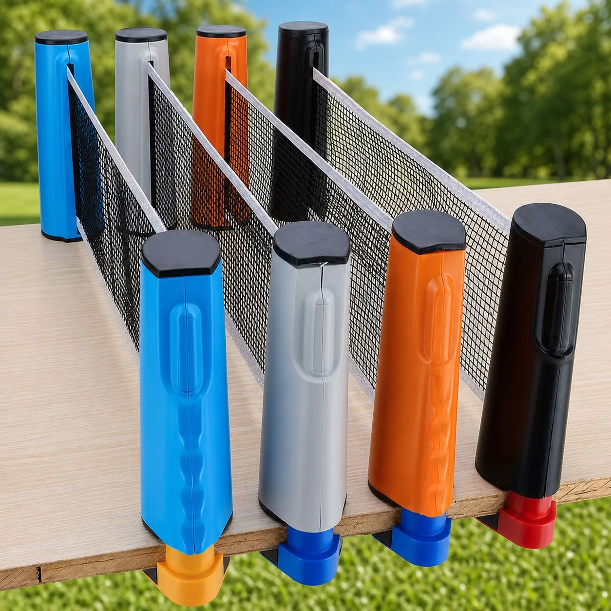 

New Upgraded Thickened Retractable Table Tennis Net Set Sports Equipment