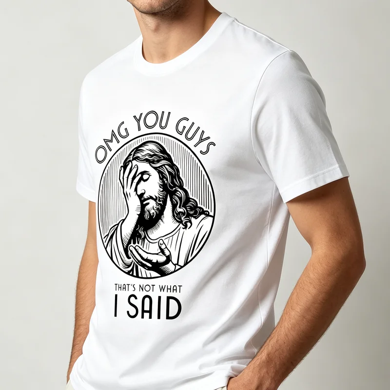 OMG You Guys Funny T-Shirt Sarcastic Quote Graphic Print Men Women Casual Cotton Streetwear Tops Humor Vintage Line Art Fashion