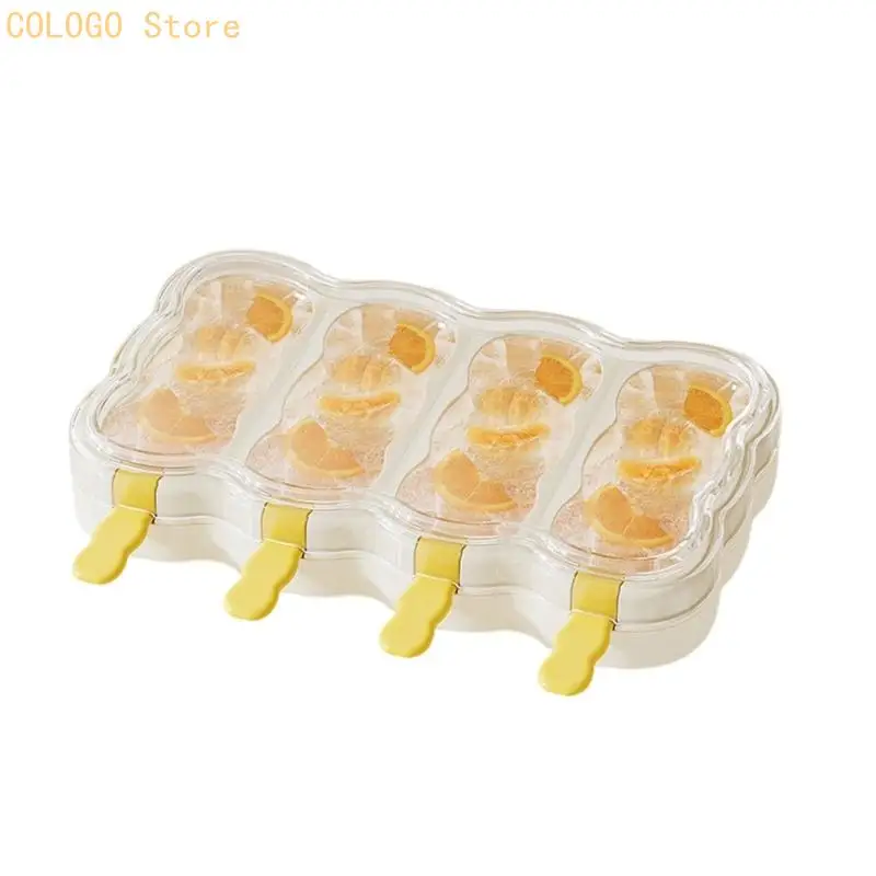 Flexible Plastic Popsicles Molds for Easy Releases Ice Lolly Maker Kitchen Tool D0LD