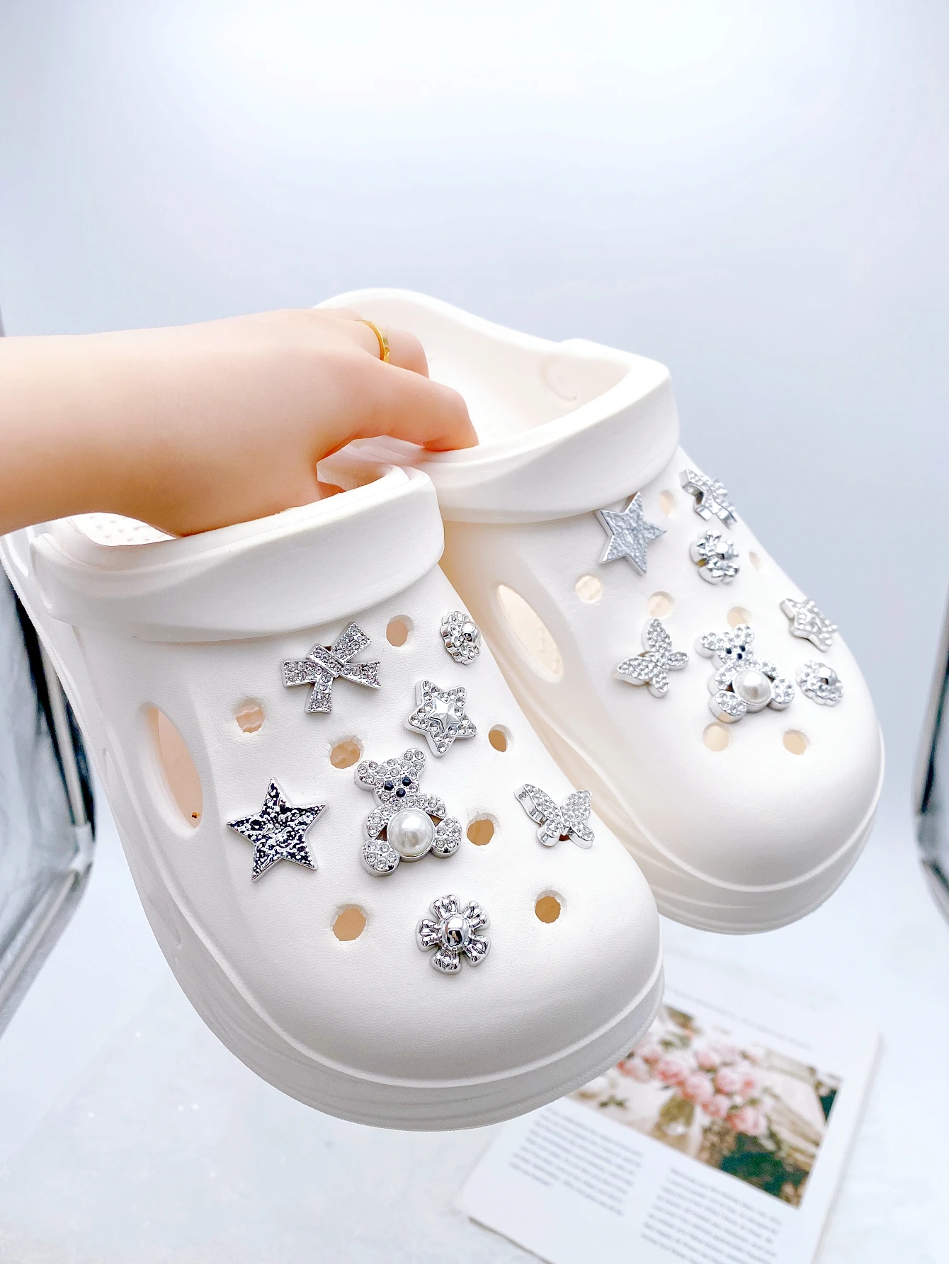 14-piece shoe decoration DIY casual shoe decoration - An interesting and versatile way to personalize your footwear