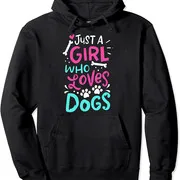 Polarshe Dog School Just A Girl Who Loves Dog, Sudadera con capucha Unisex, regalo divertido