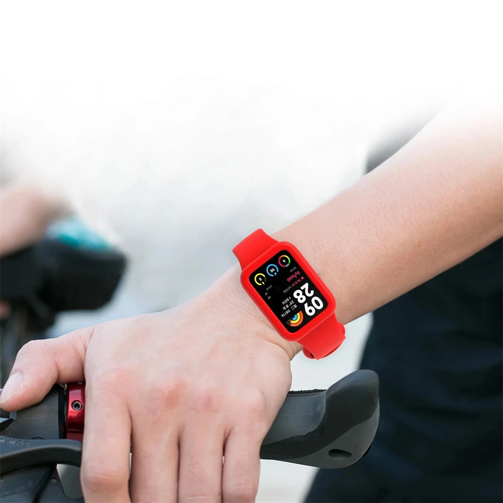 جراب واقي من البولي يورثين الحراري لنطاق شاومي مي باند ، غطاء واقي بإطار ناعم لـ Mi Band 8 Pro و 8 Pro #5