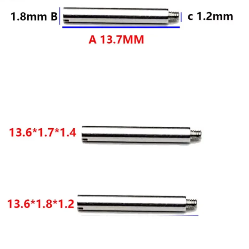 10pcs Watch accessories Rolex strap screws, 1 letter screws, and various strap flat screws compatible with various 10pcs