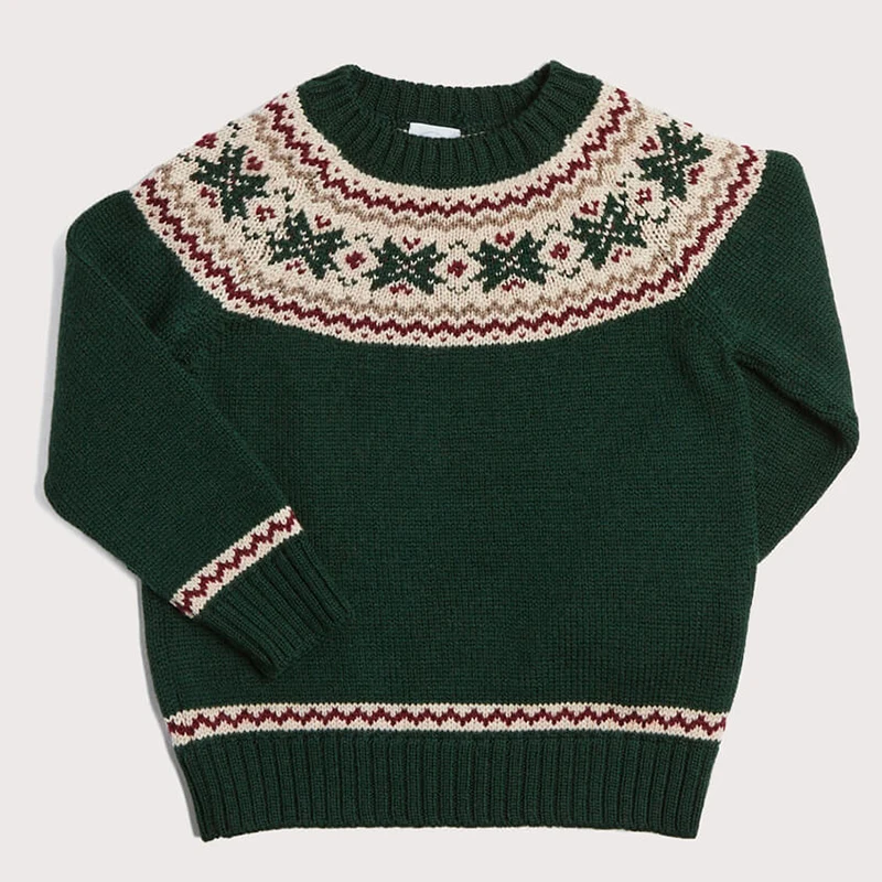 Clibeso 2024 Autumn Design Baby Boys Girls Sweater Kids Knitted Clothes Boy Girl Knitting Outwear Children Knit Top