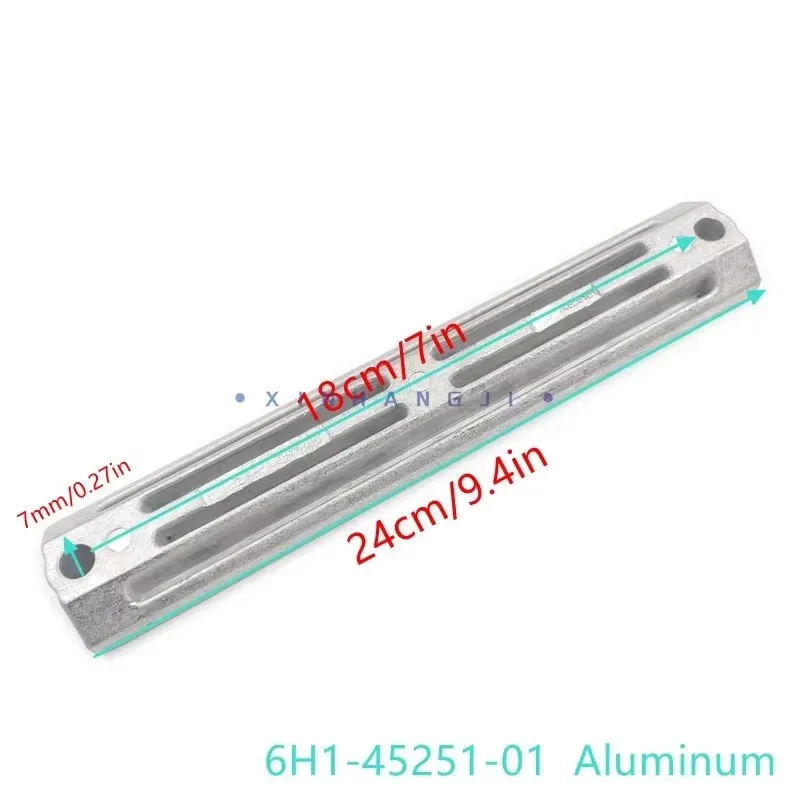 Anode Zinc and aluminum tail, lift, and underwater anode block collection for Yamaha outboard boat accessories