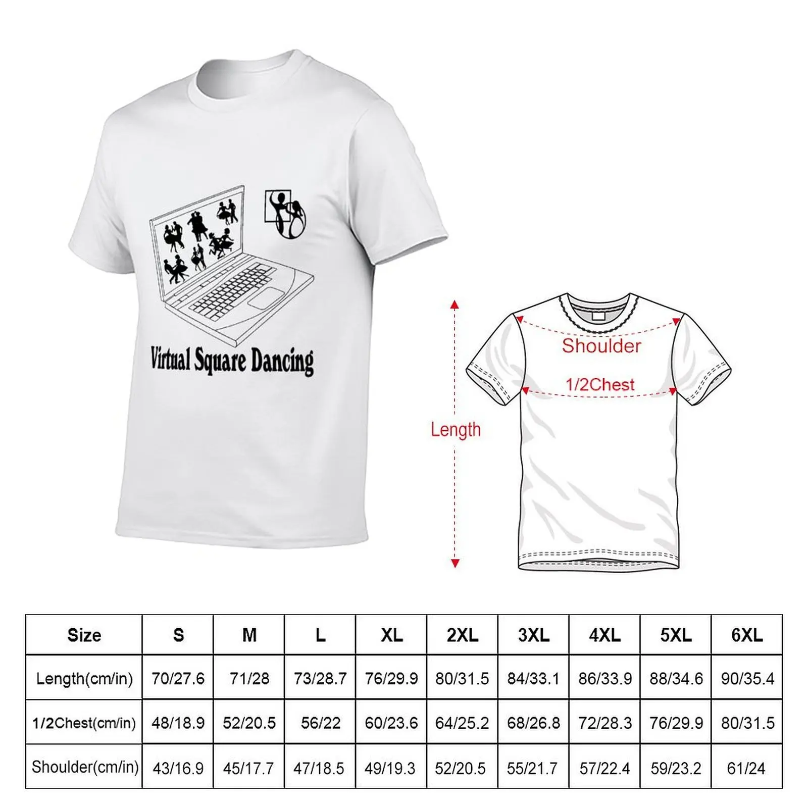 Virtual Square Dance T-Shirt anime figures sweat mens big and tall t shirts
