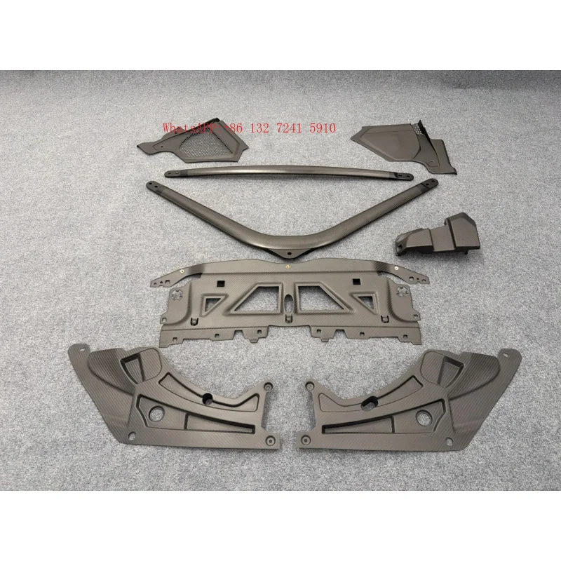 Dry Carbon Fiber Engine Cover Strut