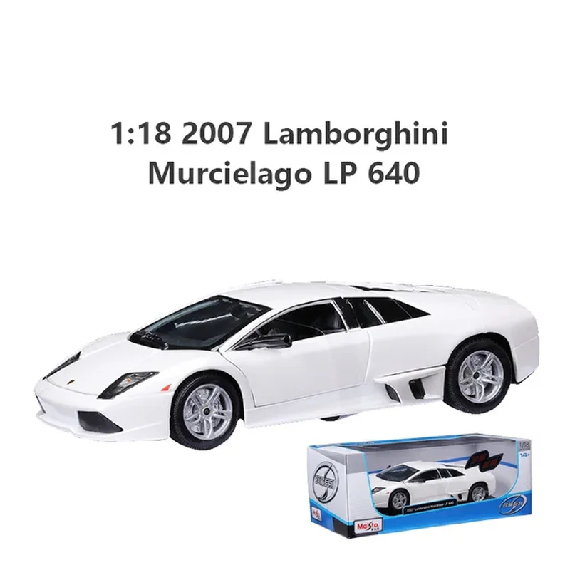 Original Maisto 1:18 Lamborghini Murcielago LP 640 Sports Car Diecast Model Edition Alloy Luxury Vehicle Toy Decor Child Gift