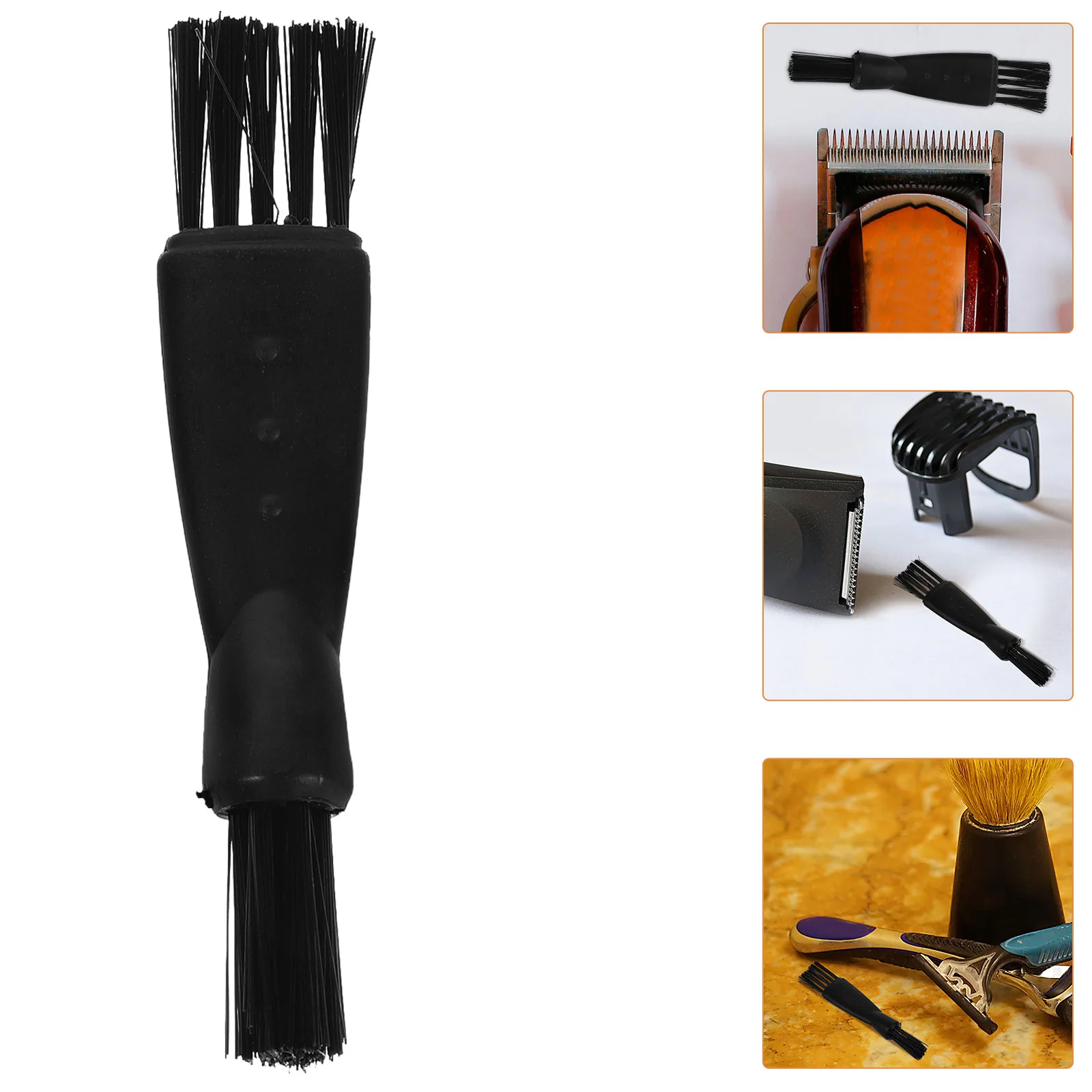 20 pçs barbeador escova de limpeza esteiras barbeiro para clippers aparador de barba junta limpador de cabelo dos homens navalha bola