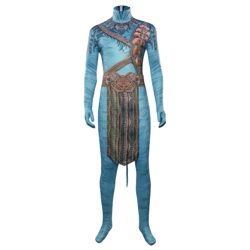 Avatar 2 The Way Of Water Jake Sully Costume Cosplay Gioco di ruolo Tuta Abiti di carnevale di Halloween per uomini Ragazzi Bambini M17