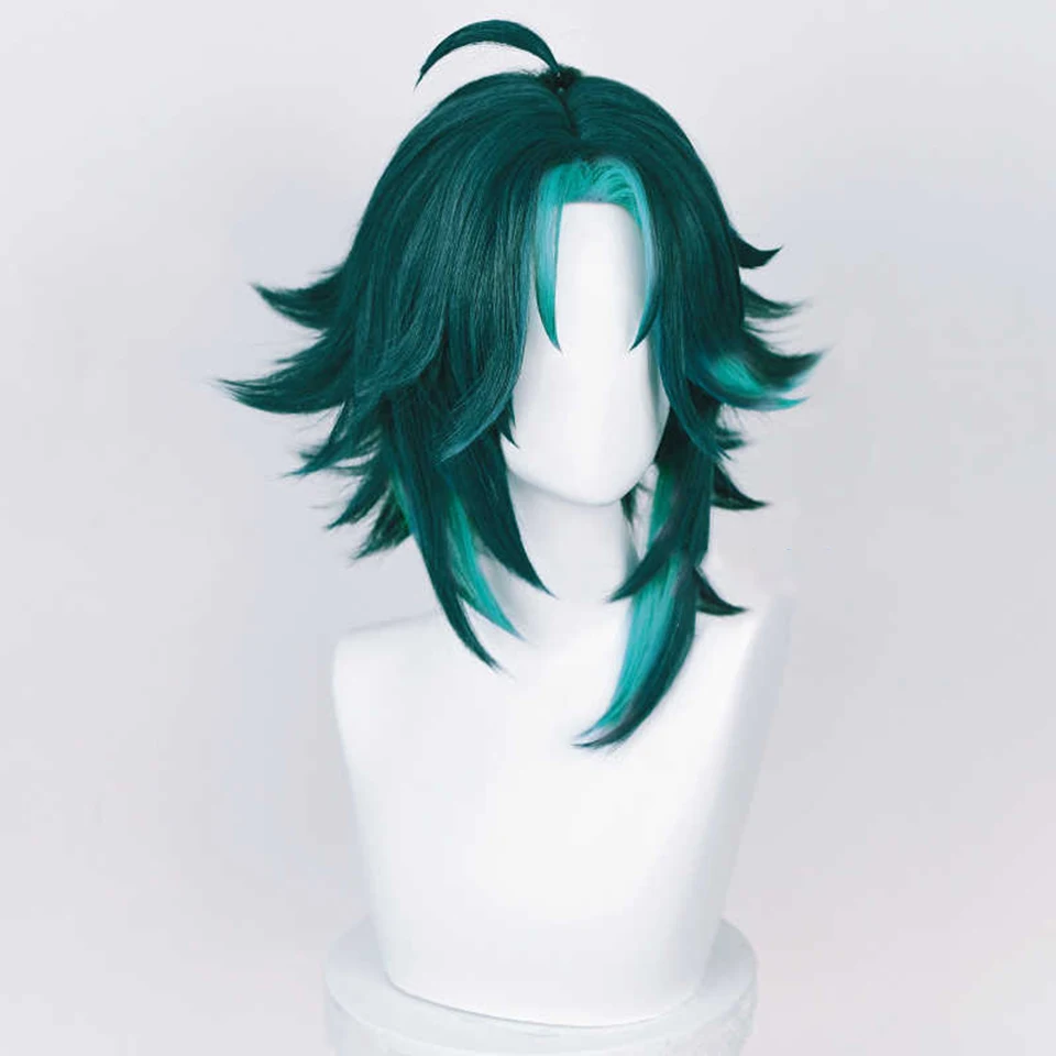 EAST Synthesis Simulated Scalp Tissued Genshin Impact Mandrill Middle Split Tipping Glass Moon Immortal Dharmapala Yecha cos Wig image 5