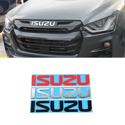 ISUZU front head label big emblem Car stickers for ISUZU D-MAX  I II WFR VAN NFR ATV TROOPER grille logo accessories Decorate