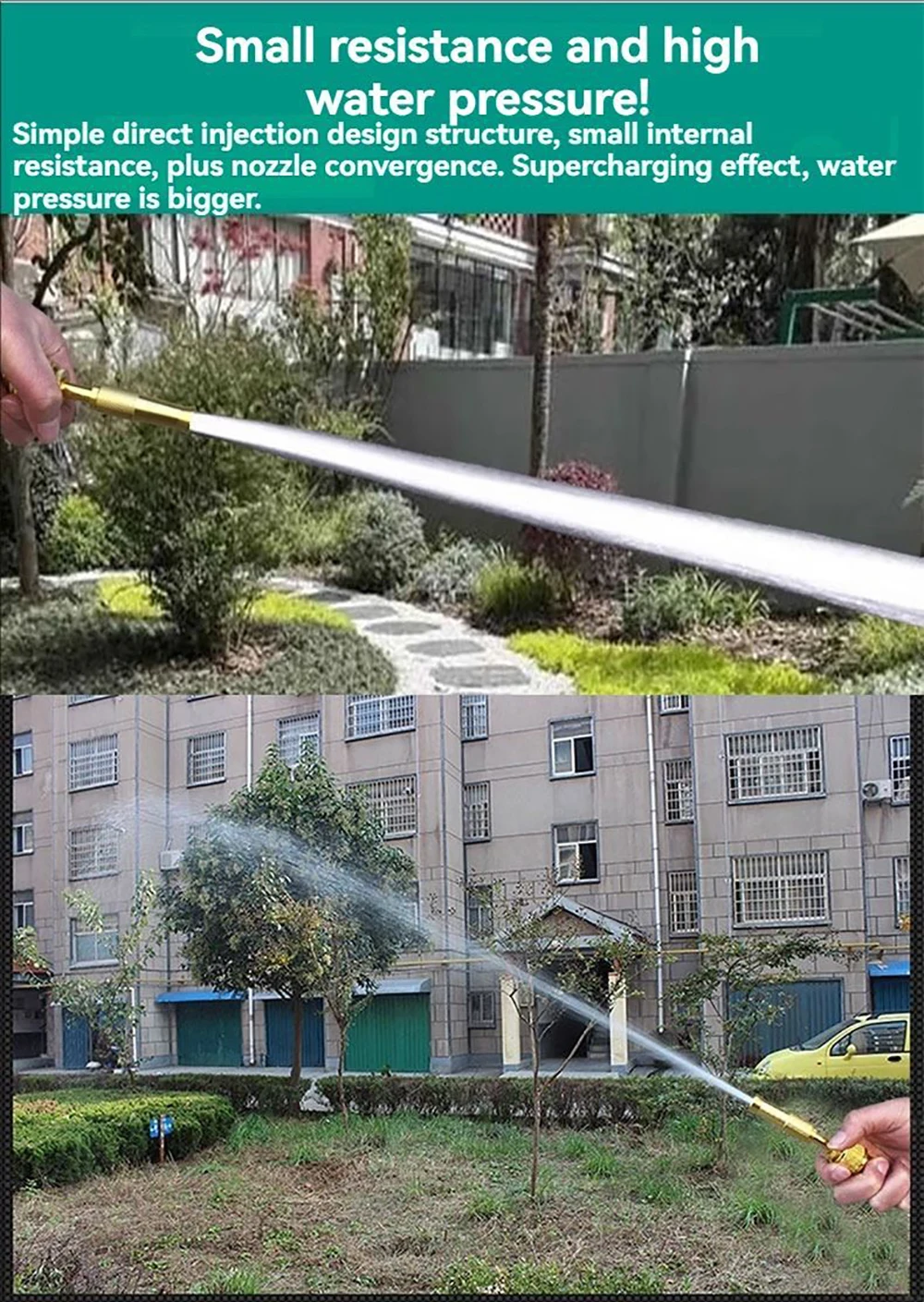 1 Set Wasserleitung, geeignet für Hochdruck-Autowaschpistolen, Haushaltssprühpistolen für Wasserpistolen, Autowaschdüsen – Detail 2