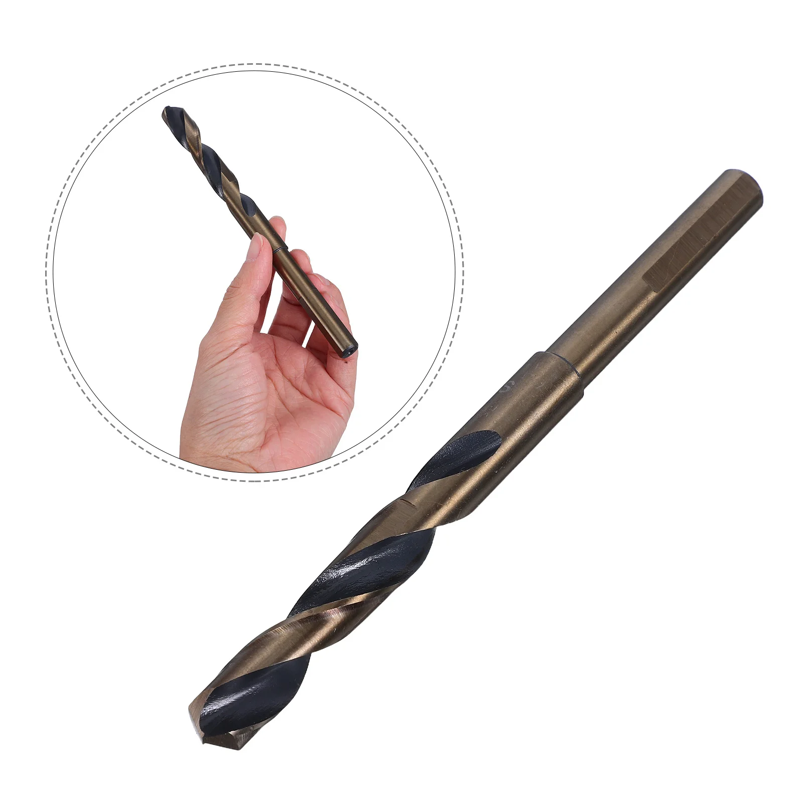 높은 경도 작은 샹크 트위스트 드릴 비트 금속 스테인레스 스틸 목재 소재 컴팩트 내구성 전기 파워 드릴 액세서리