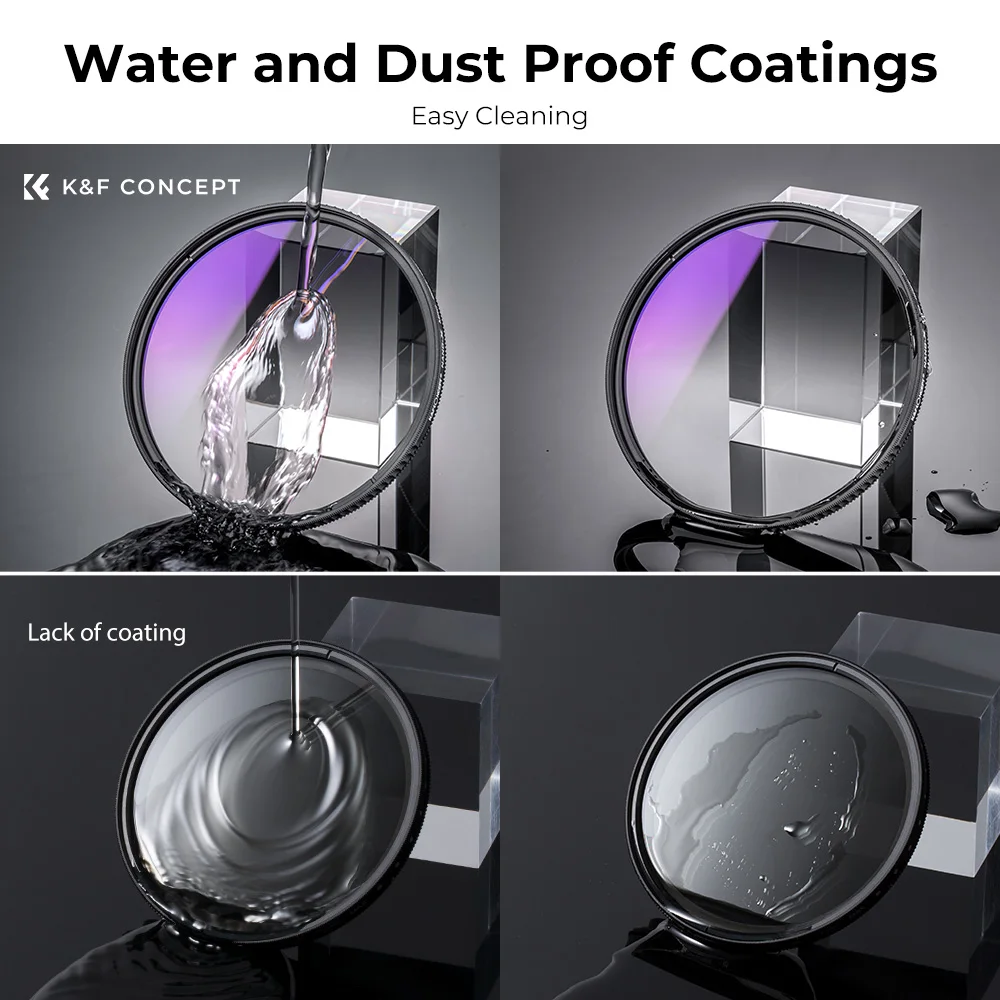 K&F Concept Nano-X HD GND8 ND8 Len Filter Optical Glass Soft Gradient Camera Filter 49mm 52mm 55mm 58mm 62mm 67mm 72mm 77mm 82mm