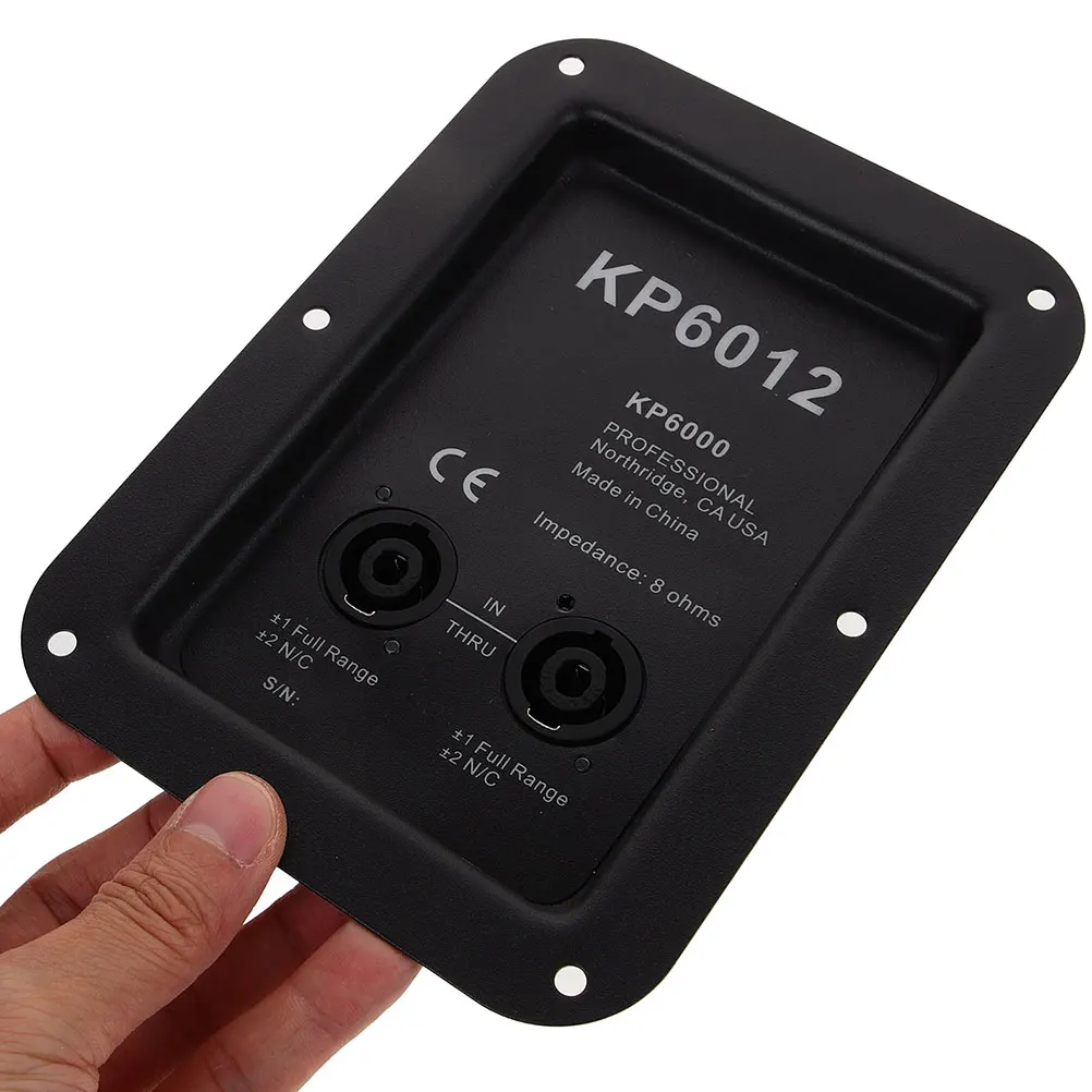 

Sturdy Iron Speaker Terminal Block Connector for Stage Box 612 Durable Audio Connection Plate Enhanced Sound Quality Cable Wire