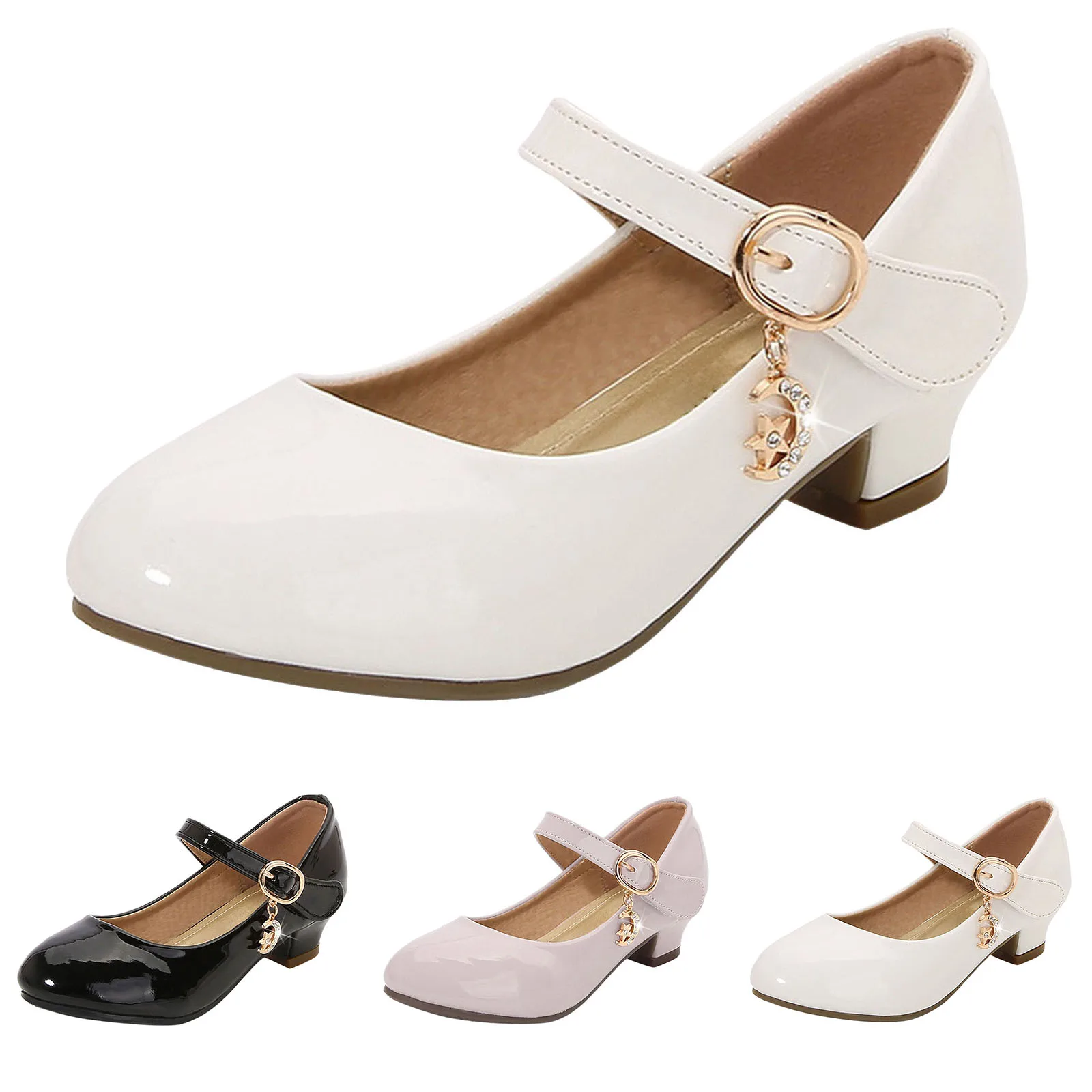 

Элегантные вечерние модельные туфли принцессы на тонком каблуке-шпильке для девочек, свадебные банкетные туфли на шпильке, белые модельные сандалии