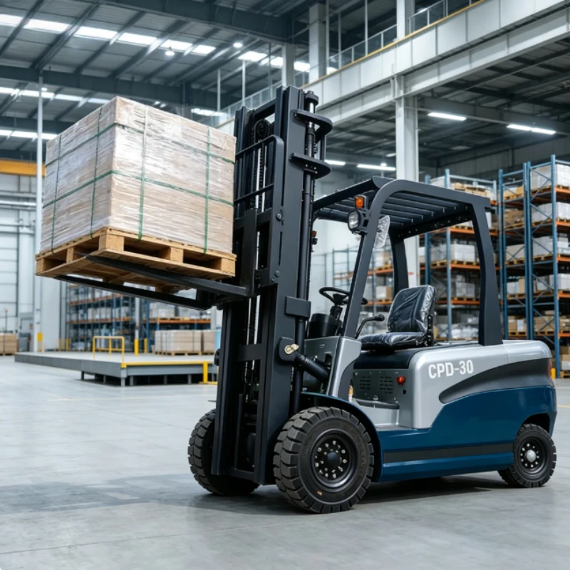 Light Duty 1.5 Ton Semi Electric Walkie Forklift Small Warehouse Stable Reliable Goods Transport Lift Truck