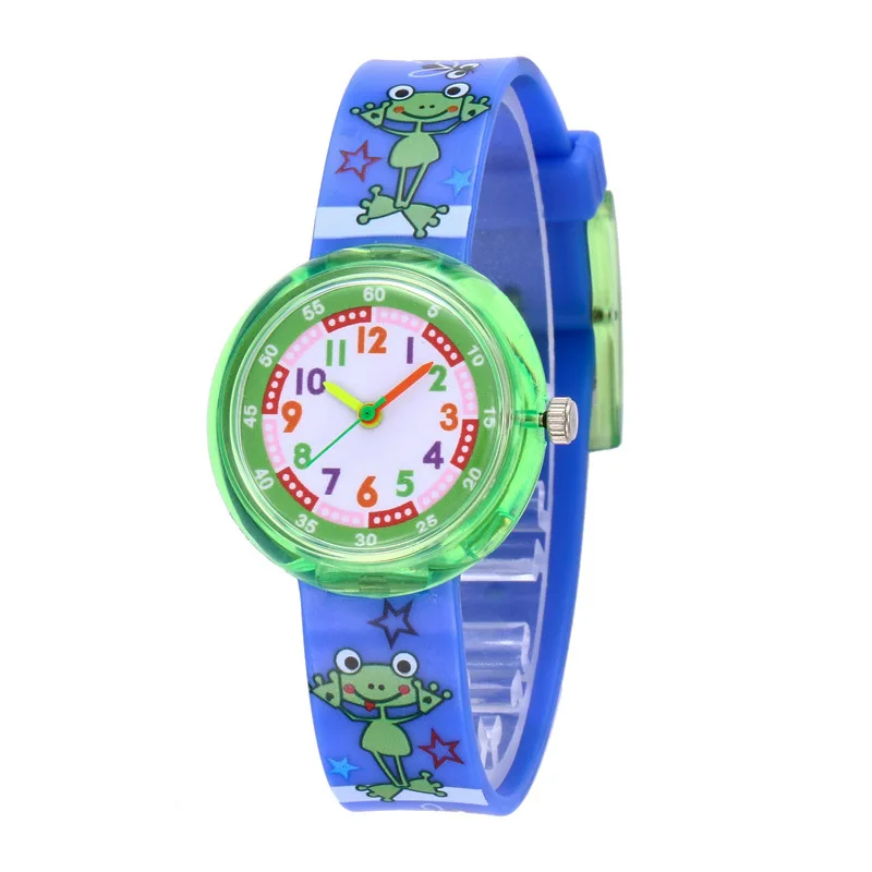 2024 New Cute Cartoon Bee Flower Children Watches Animals Kids Quartz Watches for Student Boys Girls Fashion Quartz Wristwatches