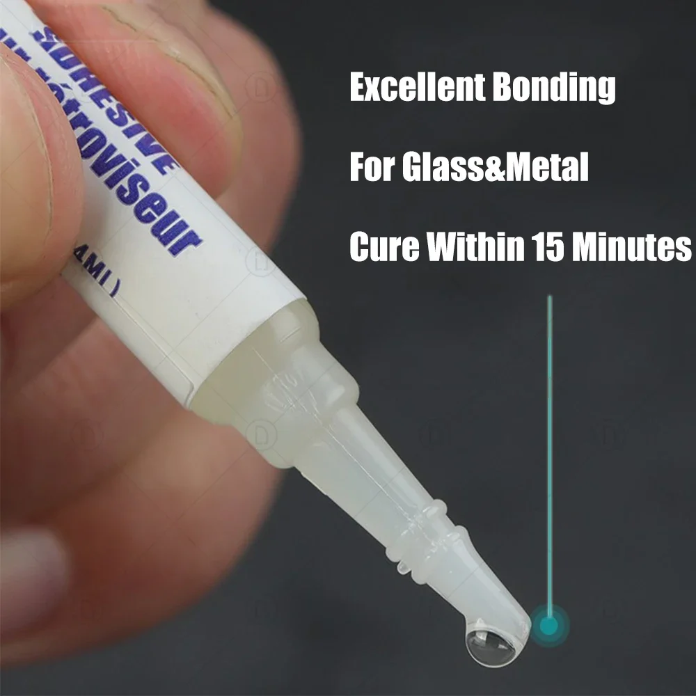 Car Rearview Mirror Adhesive - Strong  Bond for Glass & Metal, Auto Repai