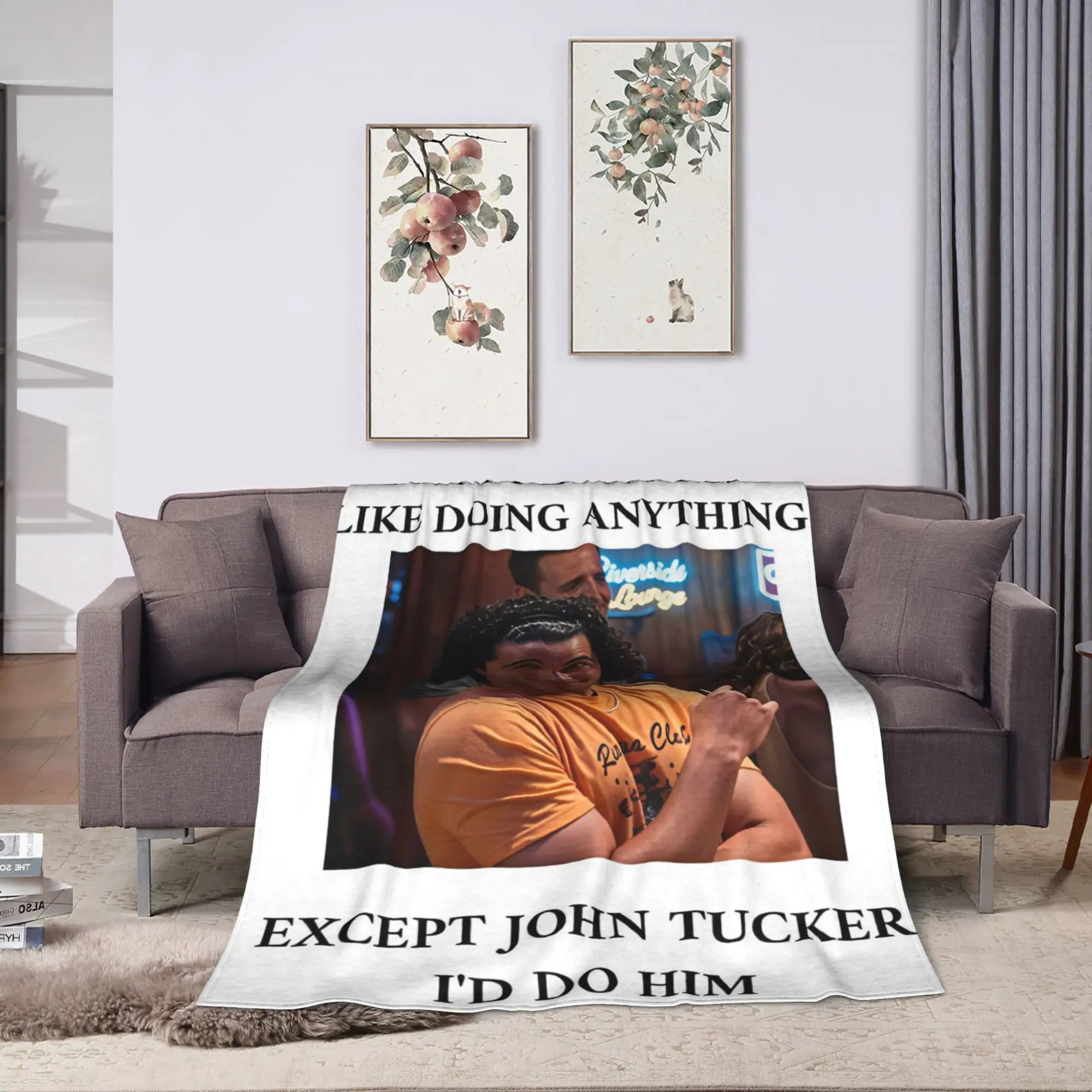 John Tucker Off Campus Poster Super Soft Blanket For Bedroom  Funny Throw Blanket Winter Travel Flannel Bedspread