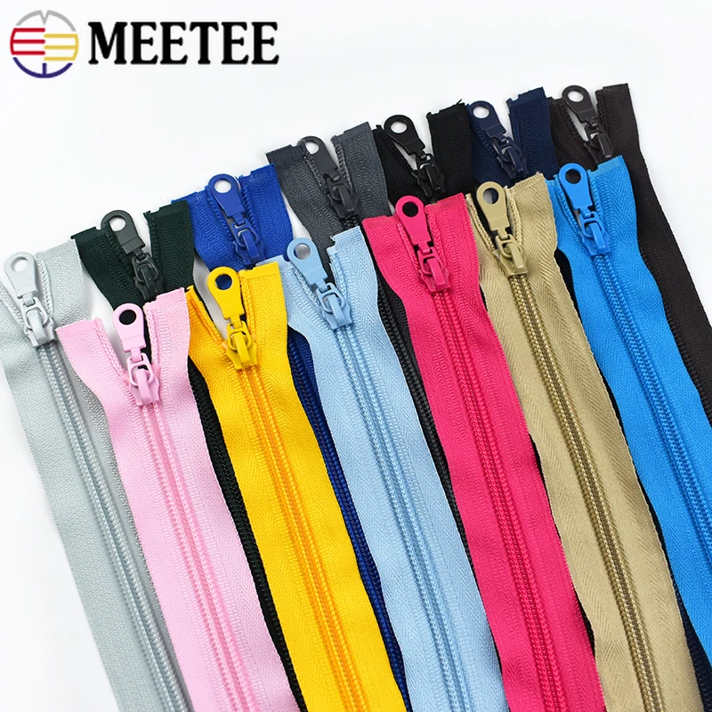 

5/10Pcs 5# 70/80cm Nylon Zippers for Bags Jacket Open-end Zipper Tape Sport Clothes Zips Repair Kit DIY Garment Sewing Accessory