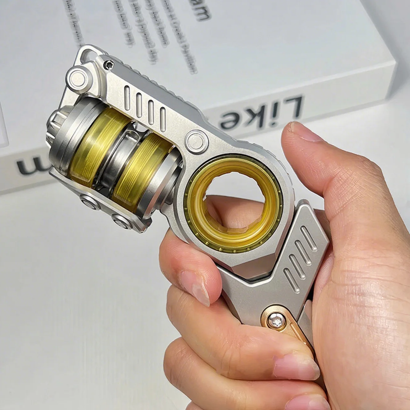 GoBiggeR Sinian Push Slider Griffteile Fidget Toy Edelstahl/Aluminium Griffzubehör – Detail 4