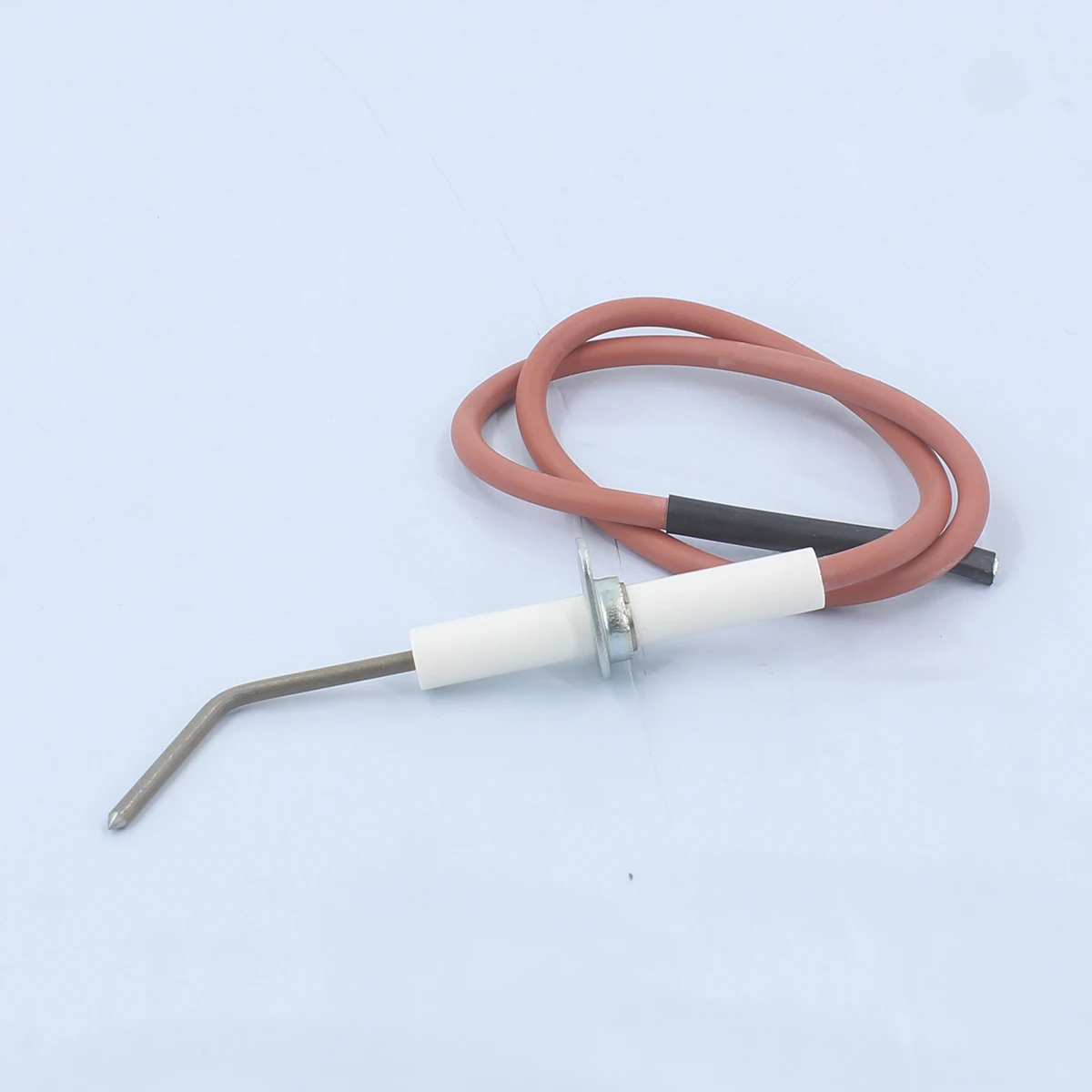8620350 Ignition Electrode for BAXI Slim Boiler Spark Igniter with L-Shaped Tip Mounting Flange Boiler Spark Igniter Replacement