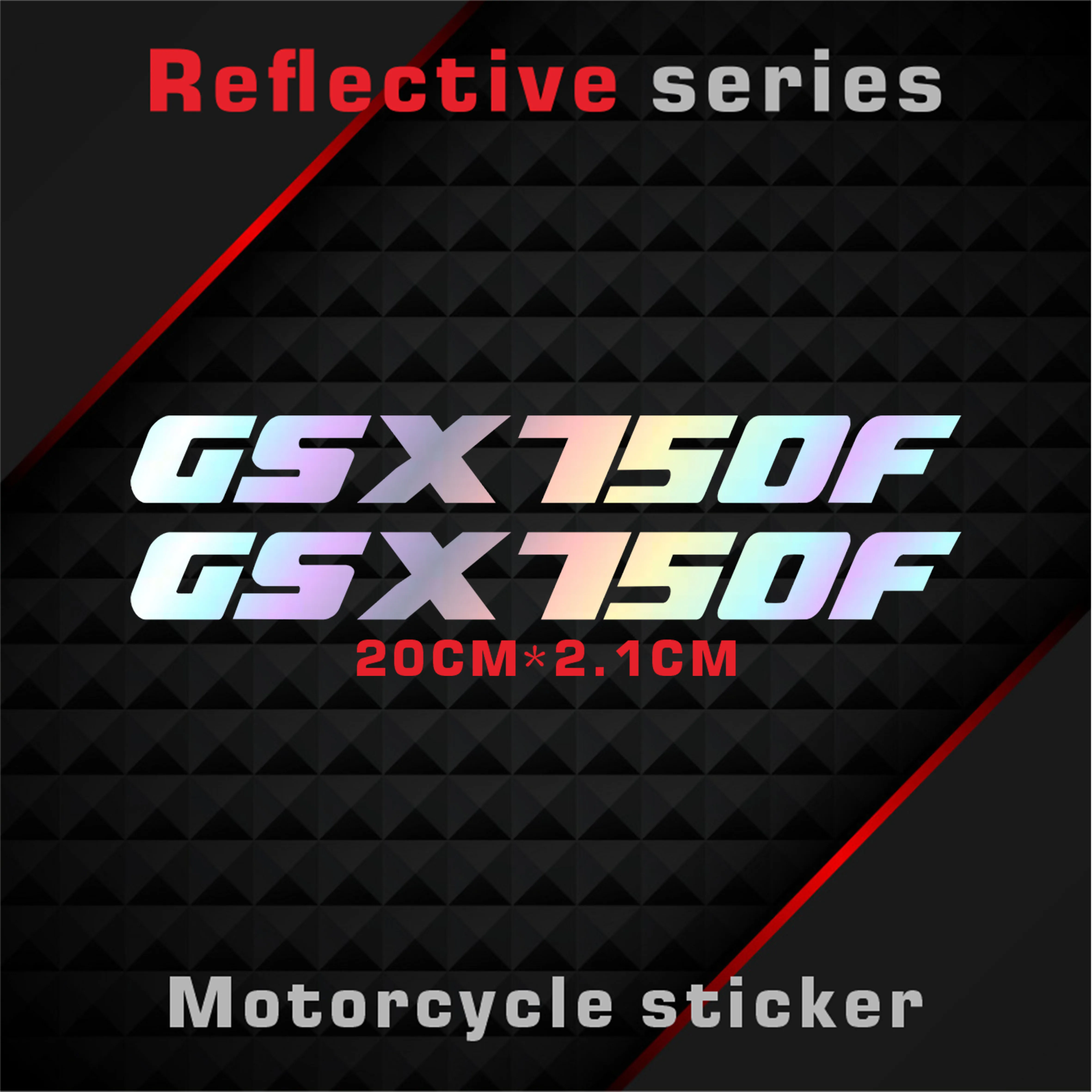 

New Motorcycle Stickers Body Reflective Waterproof Body fuel tank logo sticker Kit For GSX750F Decorative stickers